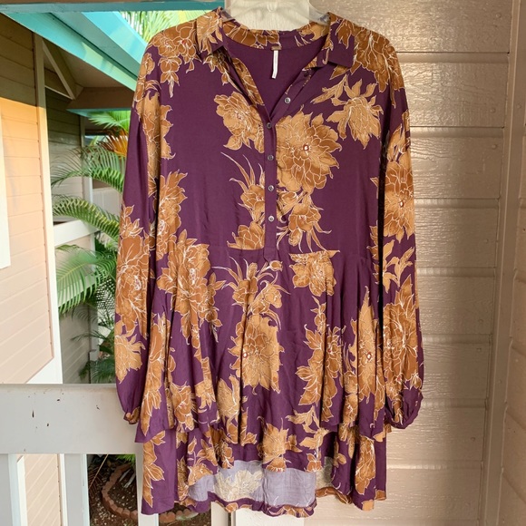 Free People Dresses & Skirts - Free People Long Sleeve Dress XS Boho